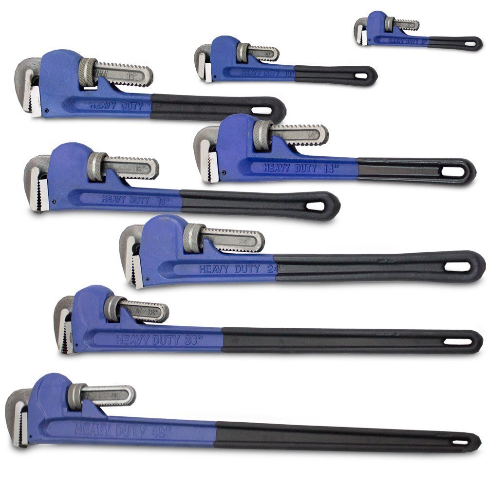SOLIDNÍ KLÍČ ŽABKA NASTAVITELNÝ NA TRUBKY 8 PALCŮ BITUXX HYDRAULICKÝ 203mm M17686